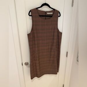 Plaid Sleeveless Dress